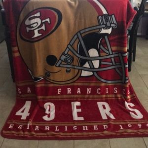 NFL 49ers blanket